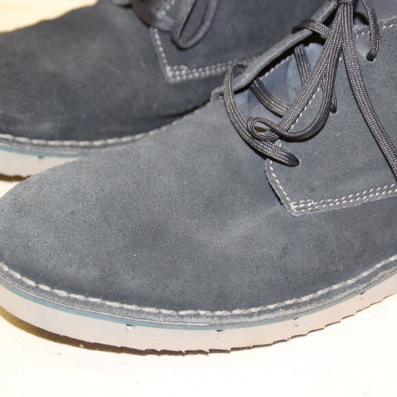 Clarks Collection Men's Chukka Boots Size 11.5 Suede Blue - Picture 2 of 13